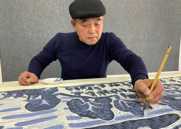 Земеделец от Тиендзин нарисува над 20-метрова картина за Северния канал